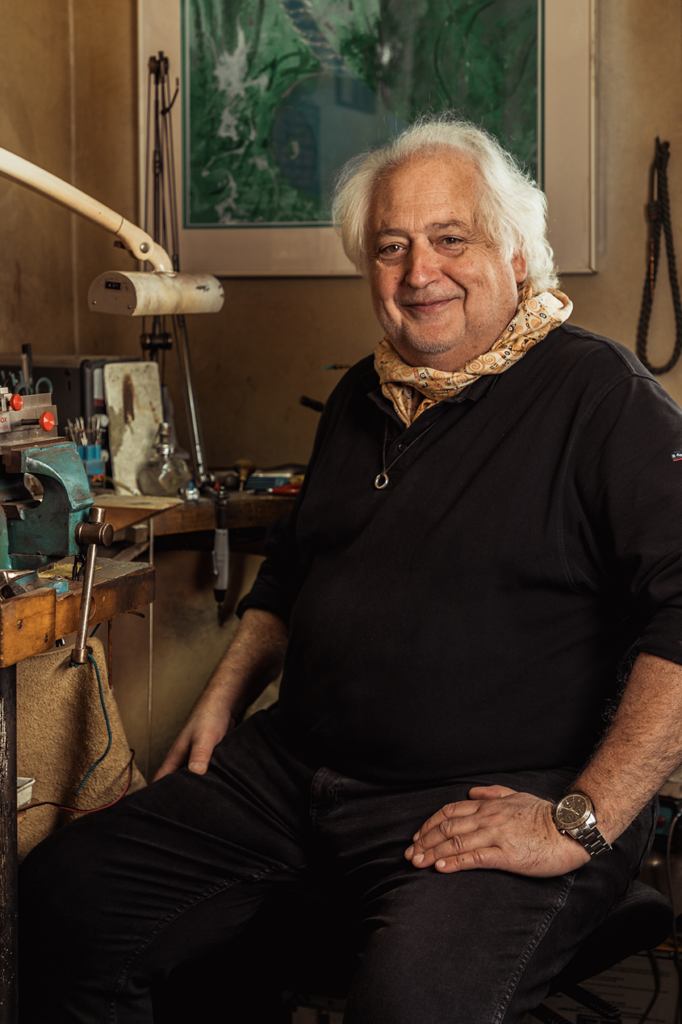 Portrait de Jean-Luc Scaglia, artisan joaillier à Lyon